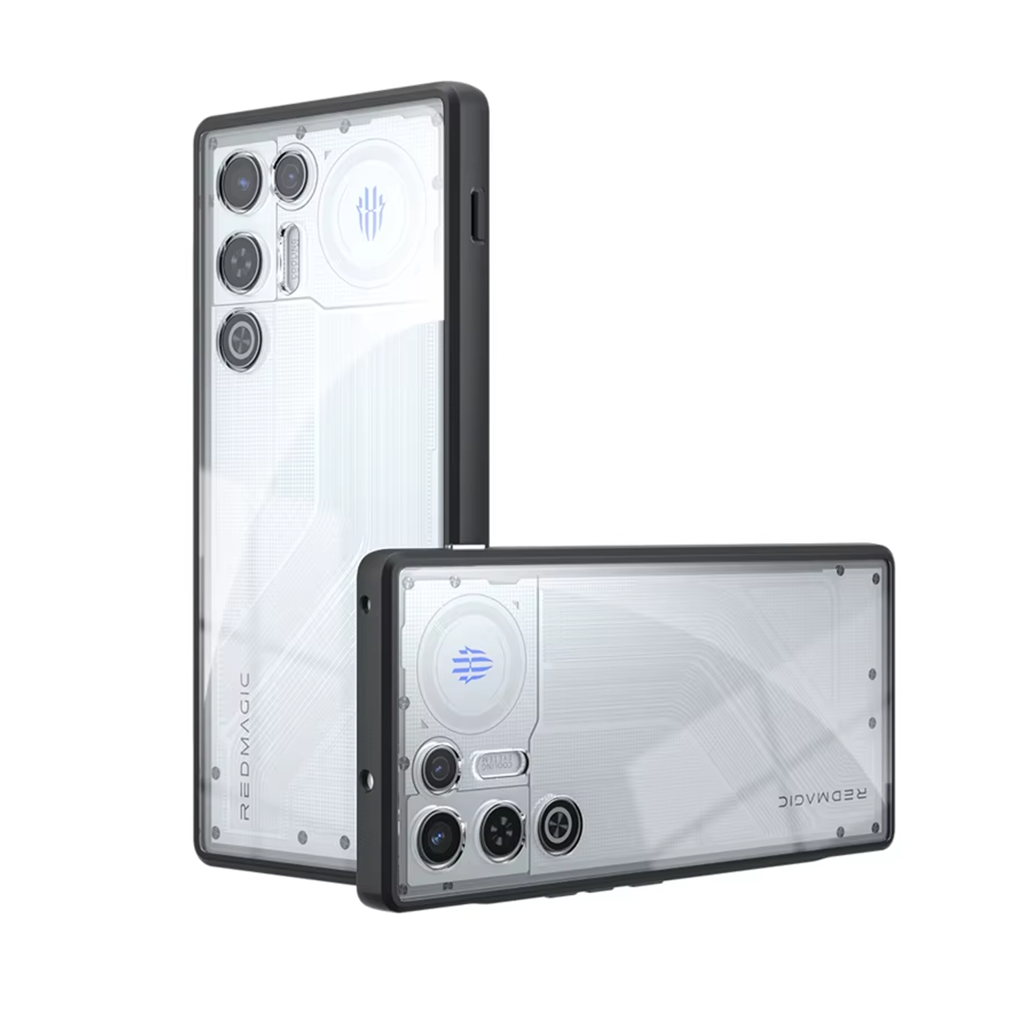 Microcase ZTE Nubia Red Magic 11 Air ile Uyumlu Arka Şeffaf Tasarım Lüx Kılıf - AL5124