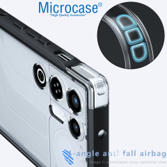 Microcase ZTE Nubia Red Magic 11 Air ile Uyumlu Arka Şeffaf Tasarım Lüx Kılıf - AL5124