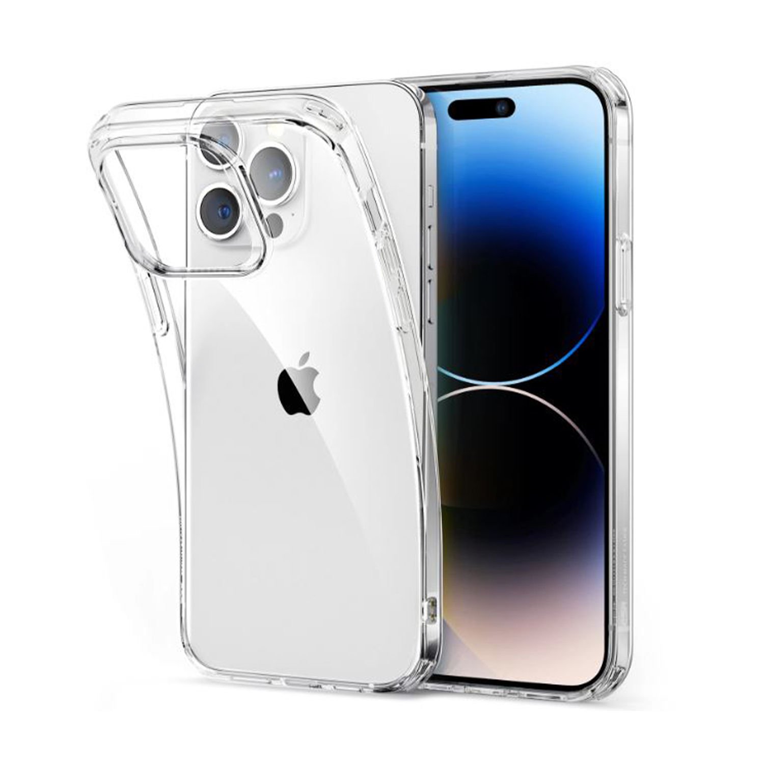 Microcase Apple iPhone 14 Pro Max Slim Serisi Soft TPU Silikon Kılıf - Şeffaf