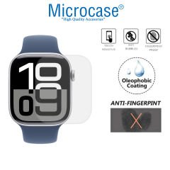 Microcase Apple Watch Series 10 46mm   için TPU Ekran Koruma Filmi - Şeffaf AL3384