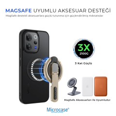 Microcase Vivo V70 5G ile uyumlu Magsafe Uyumlu Mat Yüzey Kılıf AL4967