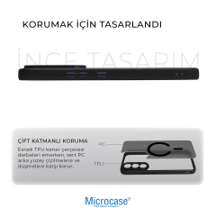 Microcase Vivo V70 FE 5G ile uyumlu Magsafe Uyumlu Mat Yüzey Kılıf AL4967