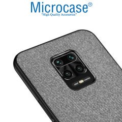 Microcase Huawei Y5P - Honor 9S Fabrik Serisi Kumaş ve Deri Desen Kılıf (SEÇENEKLİ)