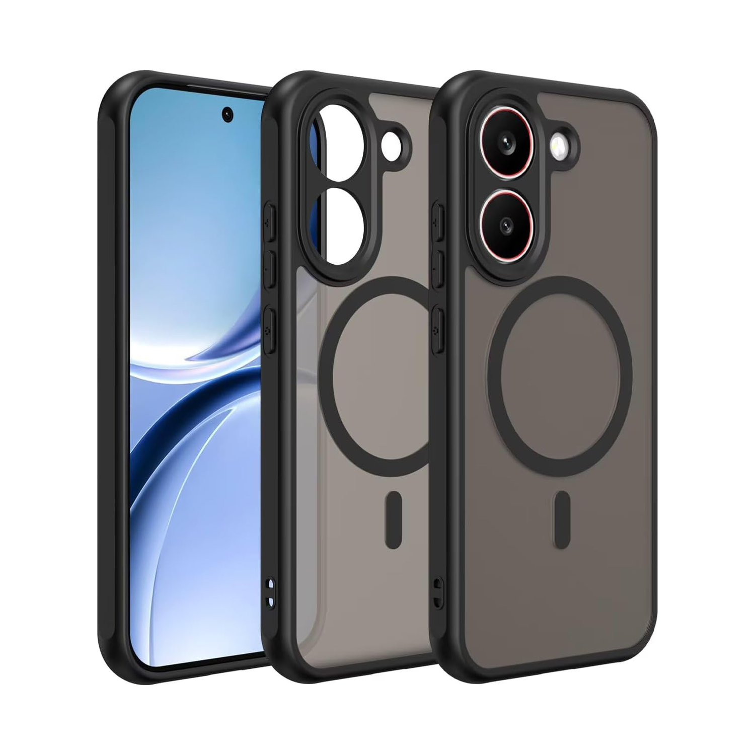 Microcase POCO X8 Pro 5G ile uyumlu Magsafe Uyumlu Mat Yüzey Kılıf AL4967