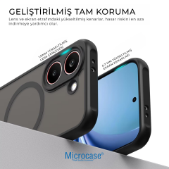 Microcase POCO X8 Pro 5G ile uyumlu Magsafe Uyumlu Mat Yüzey Kılıf AL4967