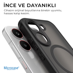Microcase POCO X8 Pro 5G ile uyumlu Magsafe Uyumlu Mat Yüzey Kılıf AL4967