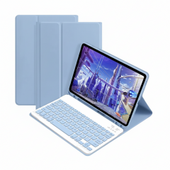 Microcase Honor Pad 10 12.1 inch Tablet Uyumlu Bluetooth Klavyeli Standlı Kılıf Siyah - BKK4