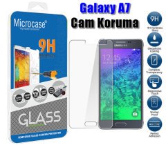 Microcase Galaxy A7 Tempered Glass Cam Koruma