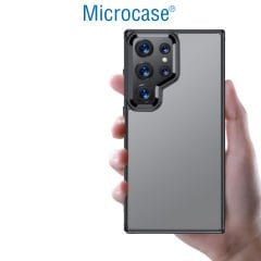 Microcase Samsung S24 Ultra  Luna Serisi Köşe Korumalı Sert Rubber Kılıf - AL3422