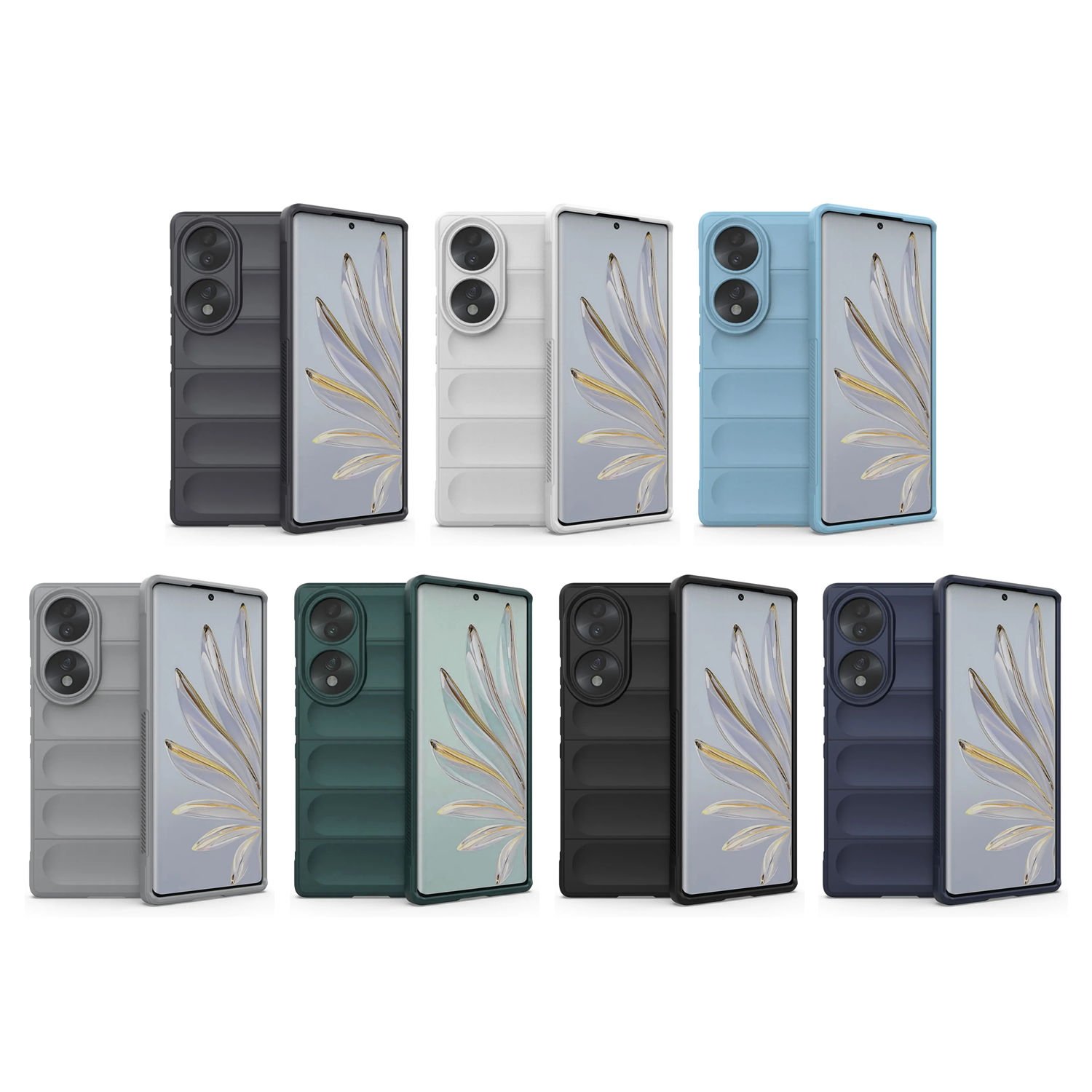 Microcase Honor 90 Miami Serisi Darbeye Dayanıklı Silikon Kılıf - AL3420