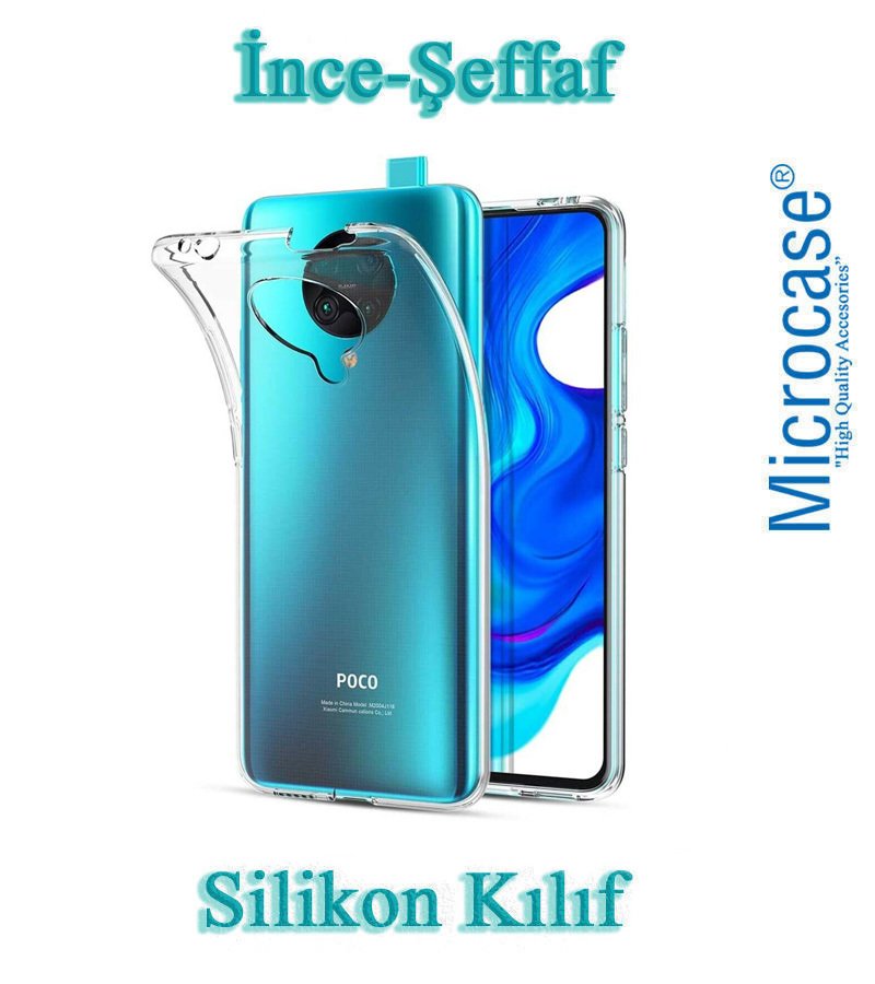 Microcase Xiaomi Poco F2 Pro - Redmi K30 Pro 0.2 mm İnce Soft Silikon Kılıf - Şeffaf