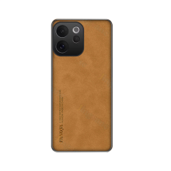 Microcase Vivo V70 5G ile Uyumlu Luxury Leather Series Deri Desenli Plastik Koruma Kılıf - AL8125