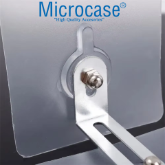 Microcase Güçlü Plastik Yapışkanlı Paslanmaz Şeffaf Çok Amaçlı Fonksiyonel Ayarlanabilir Dolap Raf Eşya Sabitleme Aparatı 4 Adet - AL5019