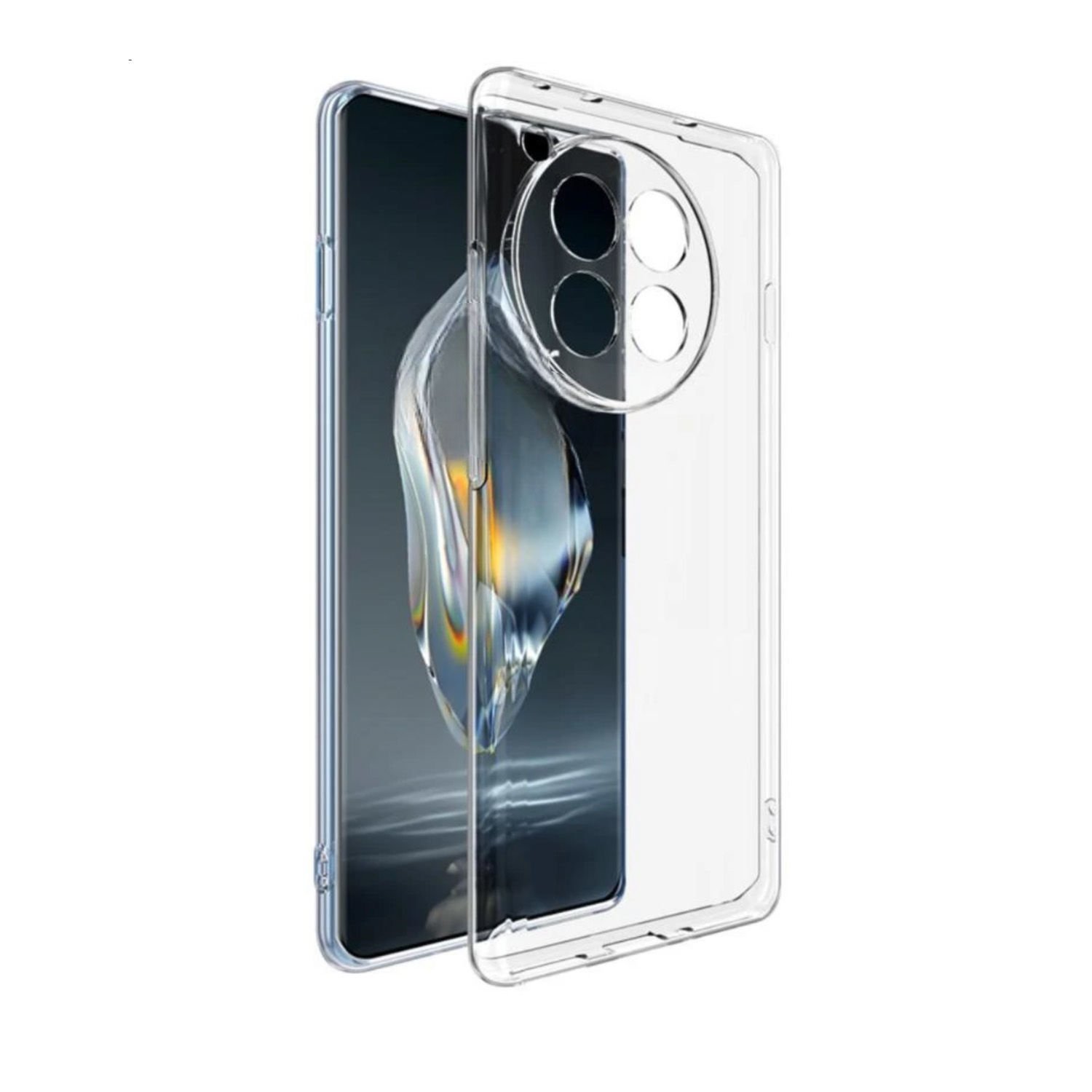 Microcase Oneplus 12R / Oneplus Ace 3 Slim Serisi Soft TPU Silikon Kılıf - Şeffaf AL3324