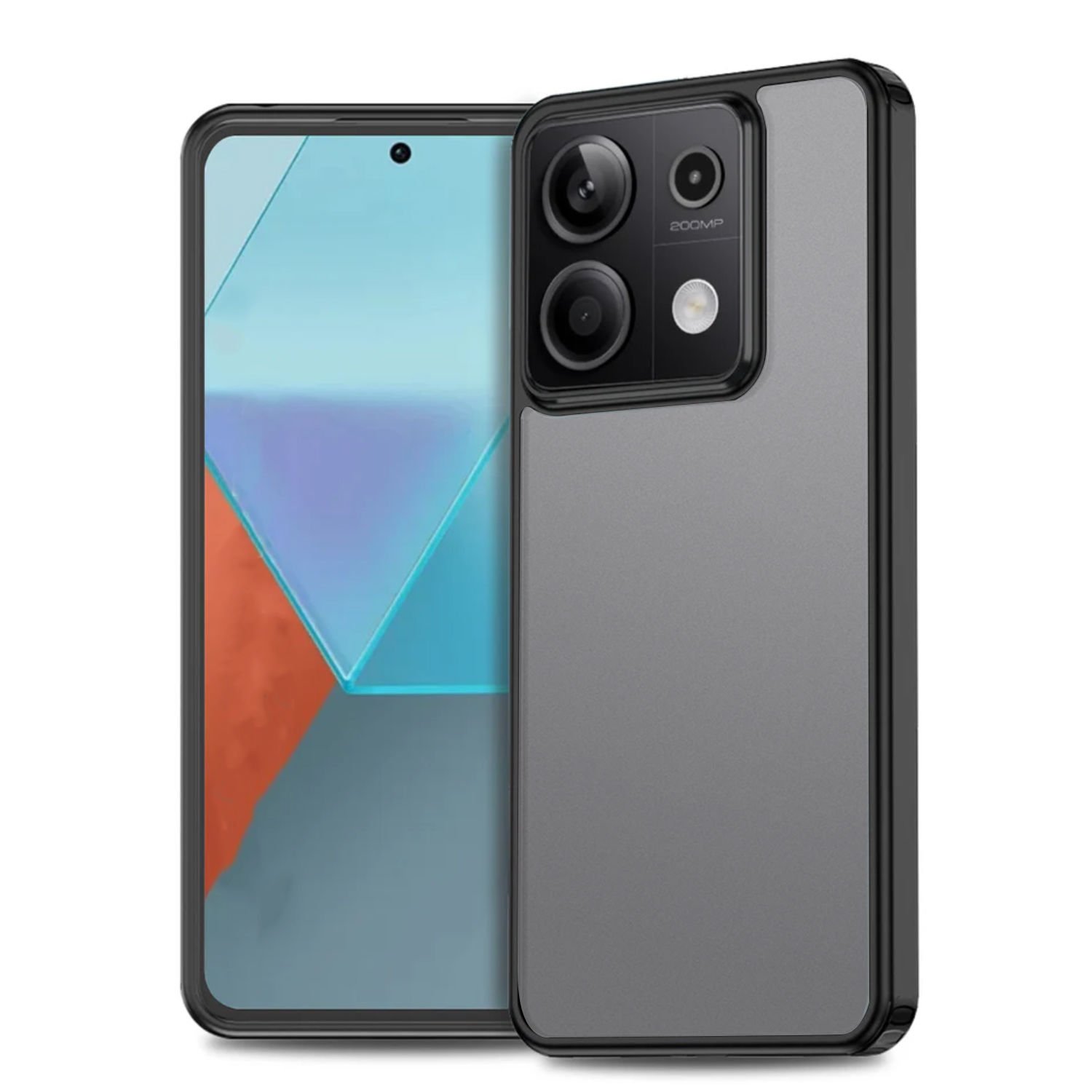 Microcase Poco X6 /Xiaomi Redmi Note 13 Pro 5G  Luna Serisi Köşe Korumalı Sert Rubber Kılıf - AL3422