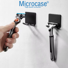 Microcase Alüminyum Yapışkanlı Paslanmaz Traş Bıçağı Tutucu Askısı 1 Adet - AL5017