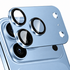 Microcase iPhone 18 Pro Max Kamera Camı Lens Koruyucu Halka Set - AL3131
