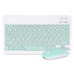 Microcase Tablet ve Telefonlar için Bluetooth Klavye ve Mouse Set - Su Yeşili AL3476