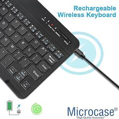 Microcase Tablet ve Telefonlar için Bluetooth Klavye ve Mouse Set - Su Yeşili AL3476