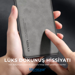 Microcase Vivo V70 FE 5G ile Uyumlu Luxury Leather Series Deri Desenli Plastik Koruma Kılıf - AL8125