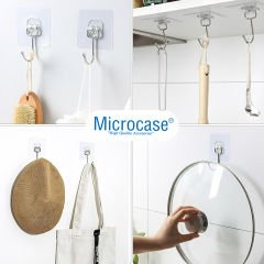 Microcase Güçlü Plastik Yapışkanlı Banyo Mutfak Eşya Havlu Vb Ürün Askılığı  AL4472 -1  Adet
