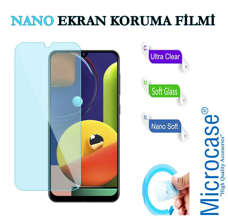 Microcase Samsung Galaxy A50s Nano Esnek Ekran Koruma Filmi