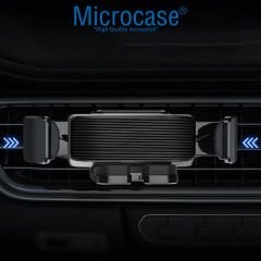 Microcase Araç İçi Izgaralıktan Kelepçeli Otomatik Kavramalı Telefon Tutucu - AL3740