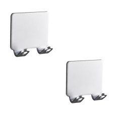 Microcase Alüminyum Yapışkanlı Paslanmaz Traş Bıçağı Tutucu Askısı 2 Adet - AL5017