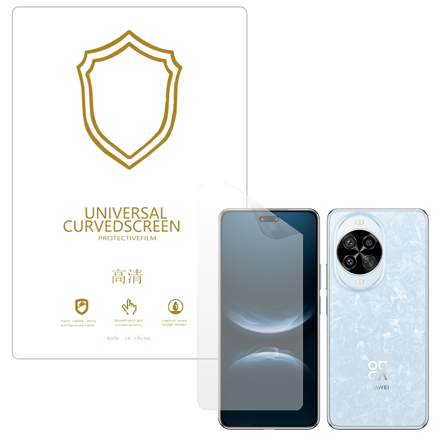 Microcase Huawei Nova 14 Pro ile Uyumlu Full Tpu Nano Ön Ekran Koruma Filmi - EKM101