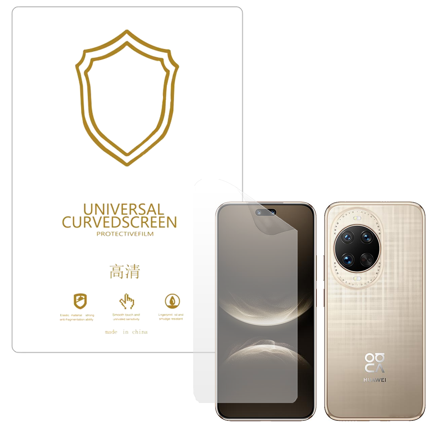 Microcase Huawei Nova 14 Ultra ile Uyumlu Full Tpu Nano Ön Ekran Koruma Filmi - EKM101