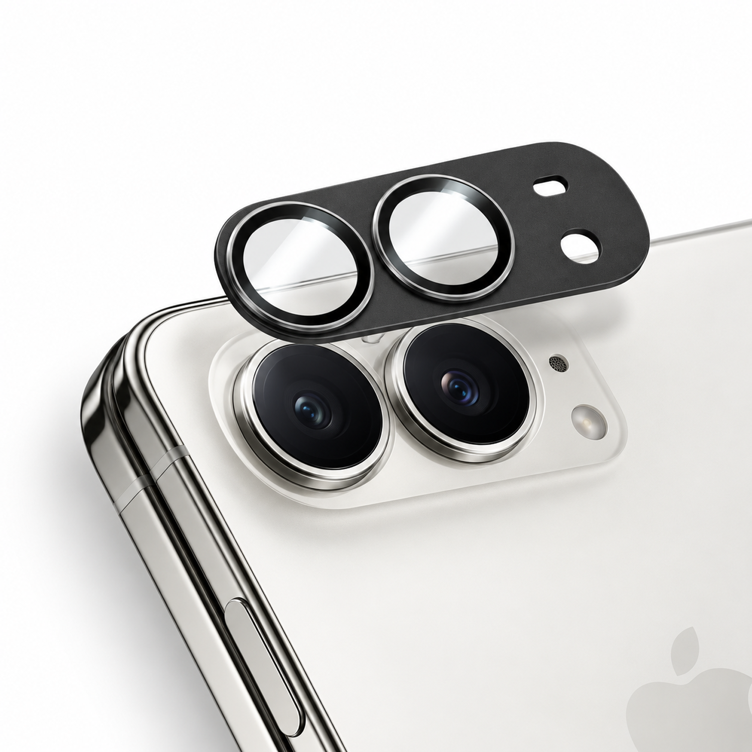 Microcase iPhone DUO Kamera Camı Lens Koruyucu Halka Set - AL3131