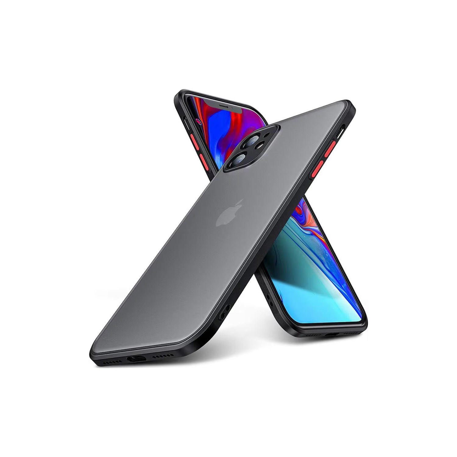 Microcase Iphone 16 Plus London Serisi Darbeye Dayanıklı Kılıf - Siyah AL3415