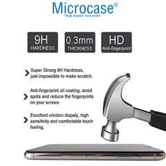 Microcase Xiaomi Redmi 10A Tam Kaplayan Çerçeveli Tempered Ekran Koruyucu - Siyah AL3276