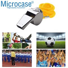 Microcase Paslanmaz Çelik Düdük Hakem ve Deprem Sinyal Düdüğü - AL3617