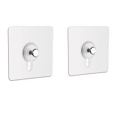 Microcase Güçlü Plastik Yapışkanlı Hanger Banyo Mutfak Eşya Vb. Ürün Askılığı AL4465 - 2 Adet