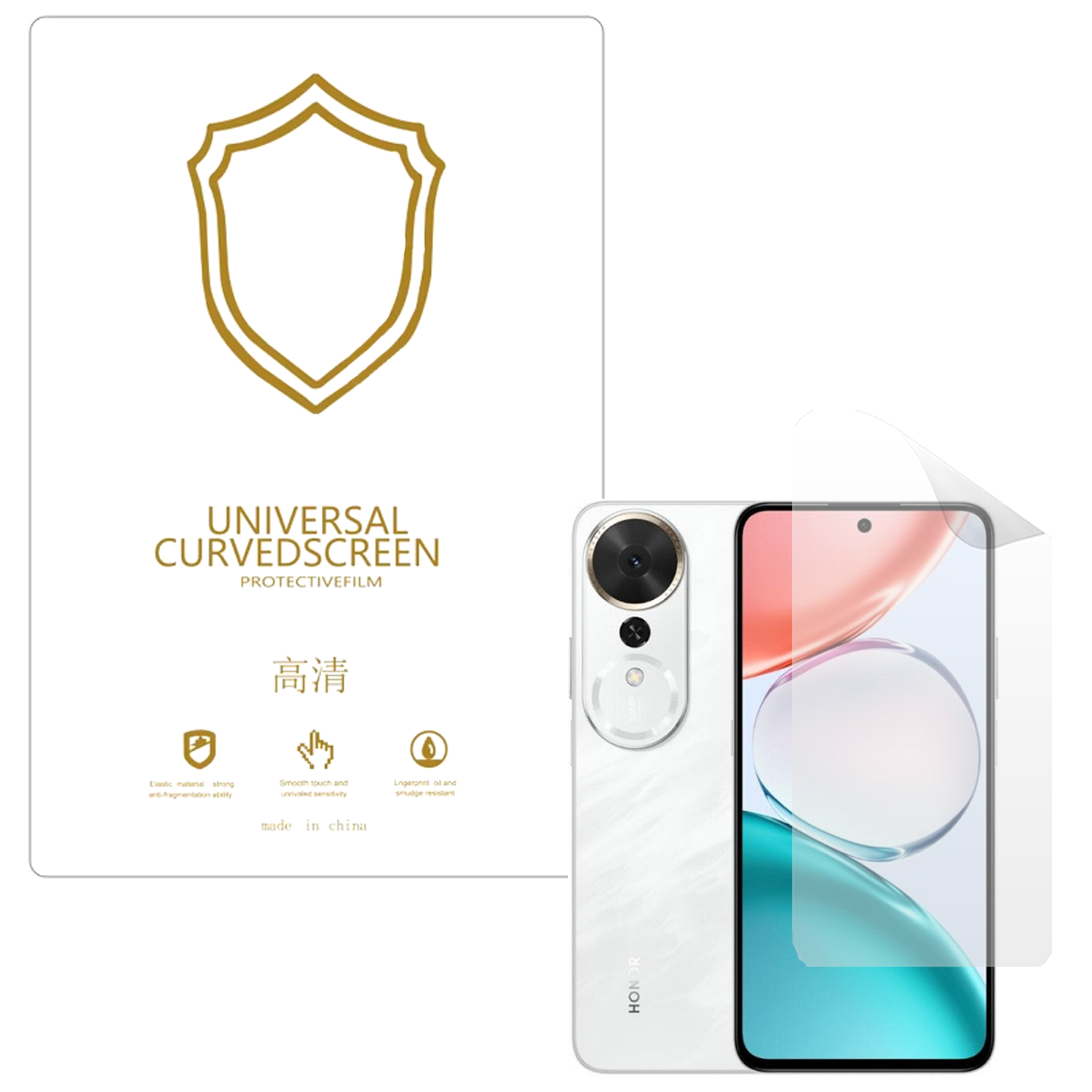 Microcase Honor Play 70 Plus ile Uyumlu Full Tpu Nano Ön Ekran Koruma Filmi - EKM101