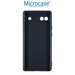 Microcase Google Pixel 6a Matte Serisi Silikon TPU Kılıf - Siyah