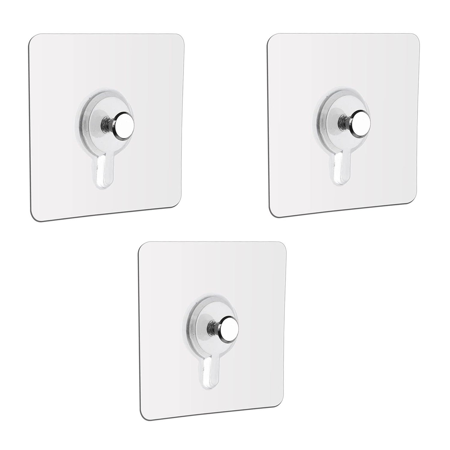 Microcase Güçlü Plastik Yapışkanlı Hanger Banyo Mutfak Eşya Vb. Ürün Askılığı AL4465 - 3 Adet