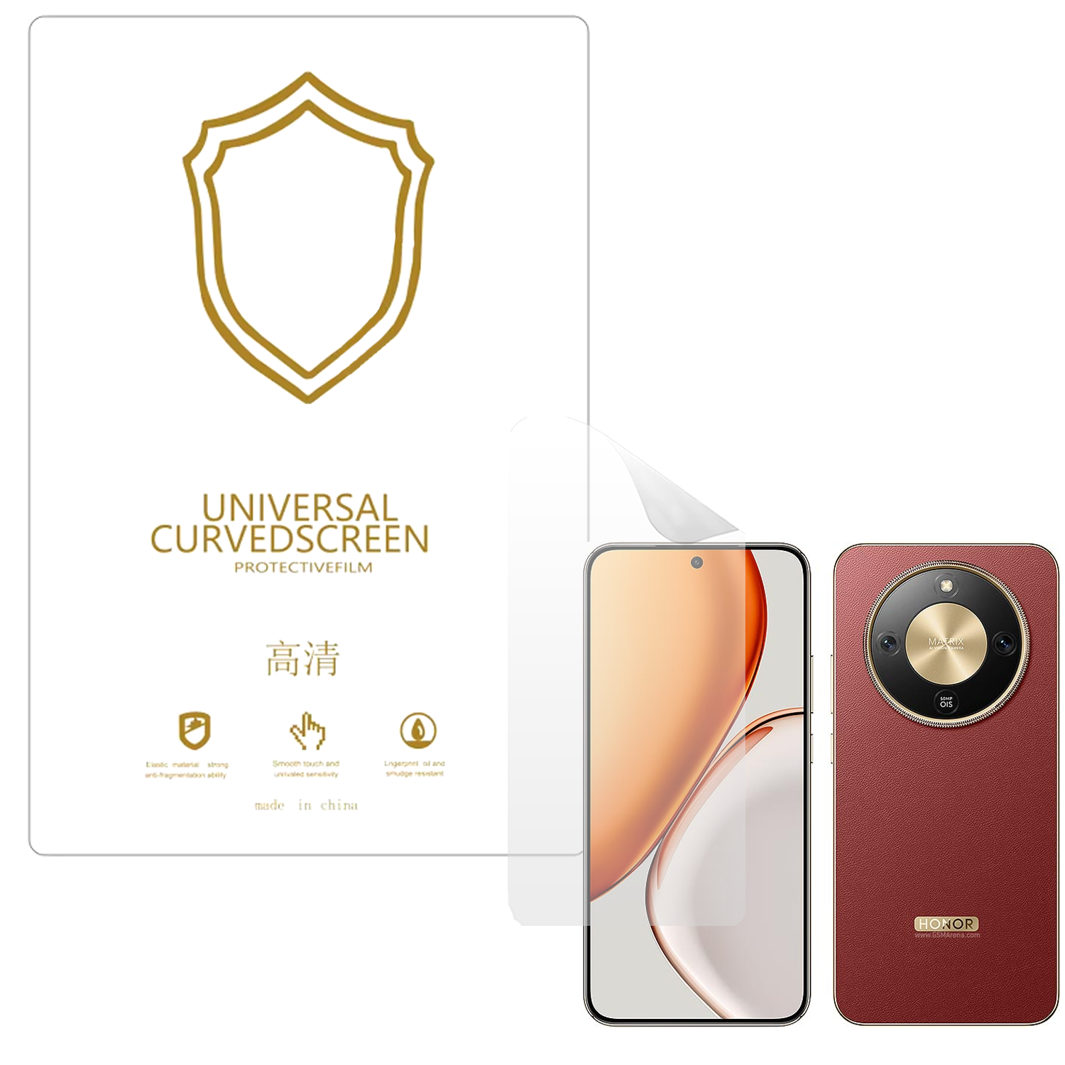 Microcase Honor X70 ile Uyumlu Full Tpu Nano Ön Ekran Koruma Filmi - EKM101