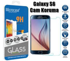 Microcase Galaxy S6 Tempered Glass Cam Koruma