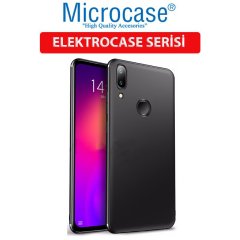 Meizu Note 9 Elektrocase Silikon Kılıf + Tam Kaplayan Cam