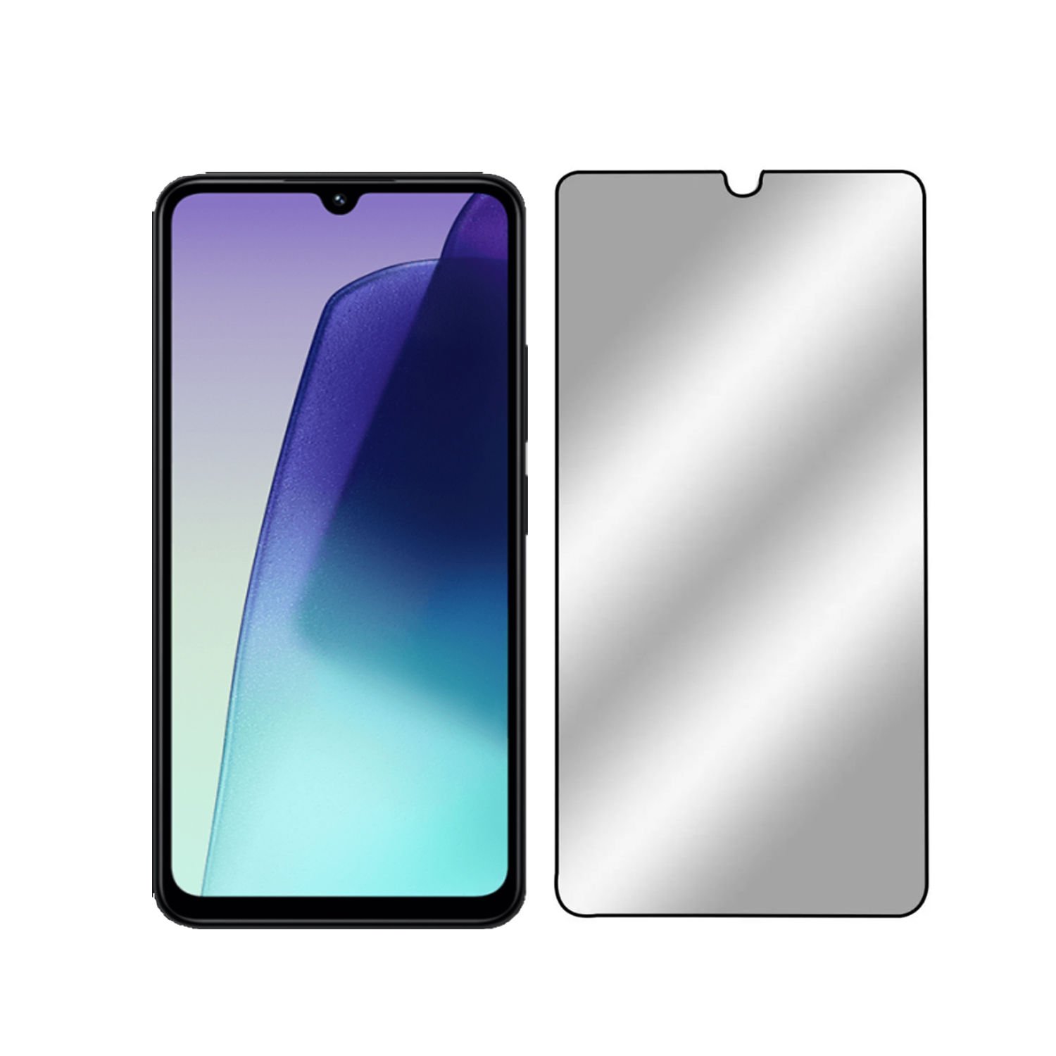 Microcase Xiaomi Redmi 14C/14R Tam Kaplayan Çerçeveli Tempered Ekran Koruyucu -AL3276