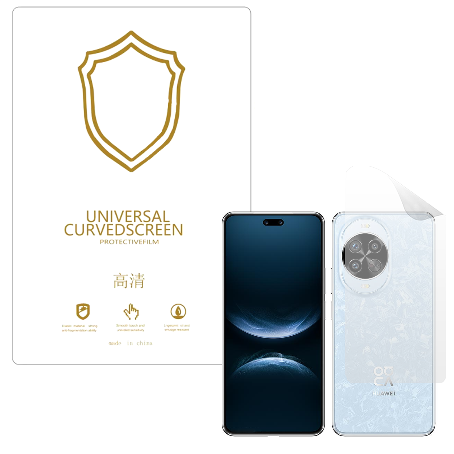 Microcase Huawei Nova 14 Pro ile Uyumlu Full Tpu Nano Arka Ekran Koruma Filmi - EKM102