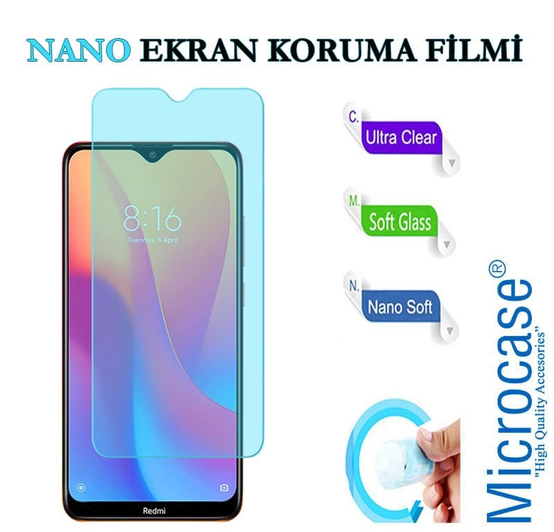 Microcase Xiaomi Redmi 8A Nano Esnek Ekran Koruma Filmi