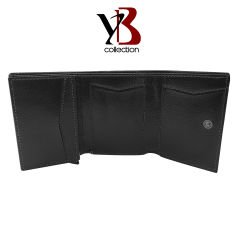 YB Collection Otomatik Mekanizmalı Kutulu Rfid Korumalı Para ve Kartlık Bölmeli Deri Cüzdan - AL3639 Koyu Kahve