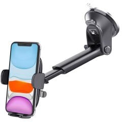 Microcase 360 Derece Döner Araç İçi Vantuzlu Telefon Tutucu Gövde Üstü ve Cam - AL3734
