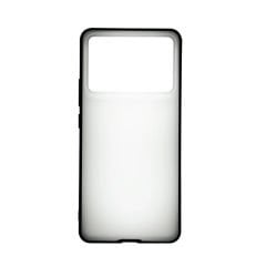 Microcas Xiaomi Poco F6 Pro/Redmi K70 Pro Luna Serisi Köşe Korumalı Sert Rubber Kılıf - AL3422 Siyah