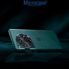 Microcase Oneplus 12 5G Uyumlu Kamera Lens Koruma Halkası - Kapalı Tasarım -Siyah AL3401