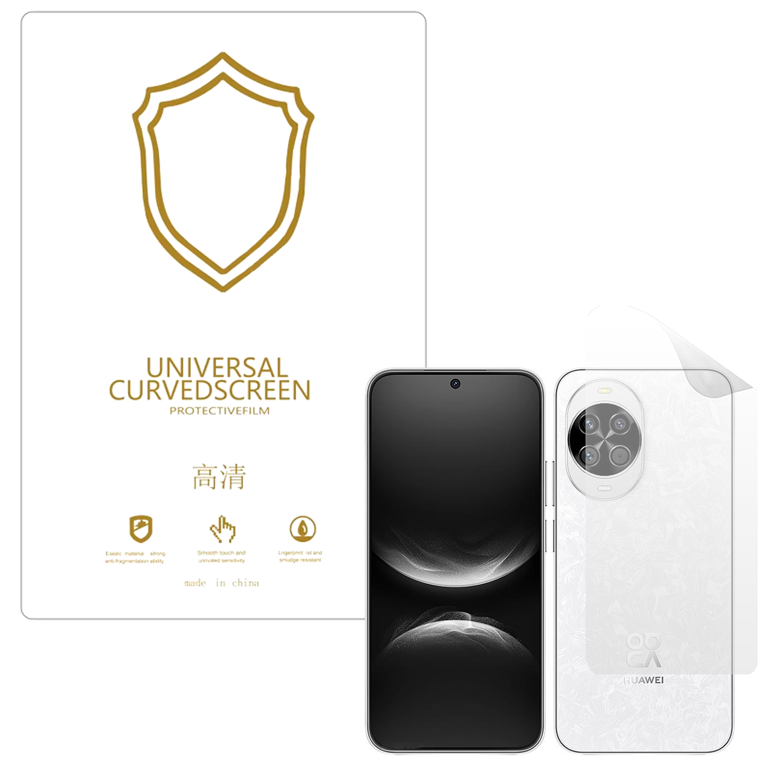 Microcase Huawei Nova 14 ile Uyumlu Full Tpu Nano Arka Ekran Koruma Filmi - EKM102