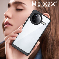 Microcase Xiaomi Redmi Poco F7 Ultra/K80 Pro Luna Serisi Köşe Korumalı Sert Rubber Kılıf - AL3422 Siyah